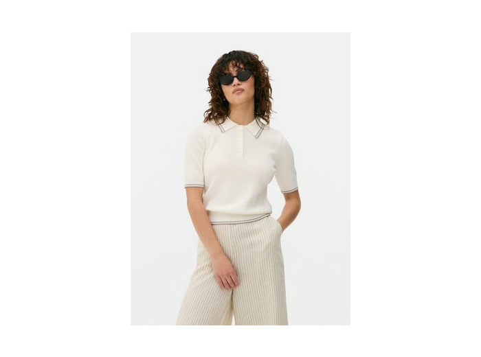 Polo à col et liseré