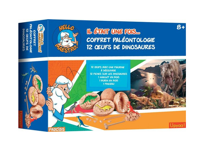 Coffret Paleontologie Hello Maestro - 12 Oeufs
