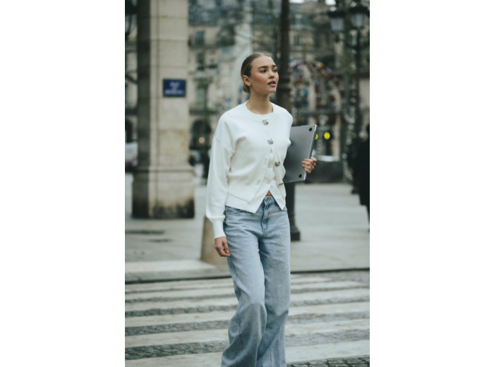 Cardigan avec boutons