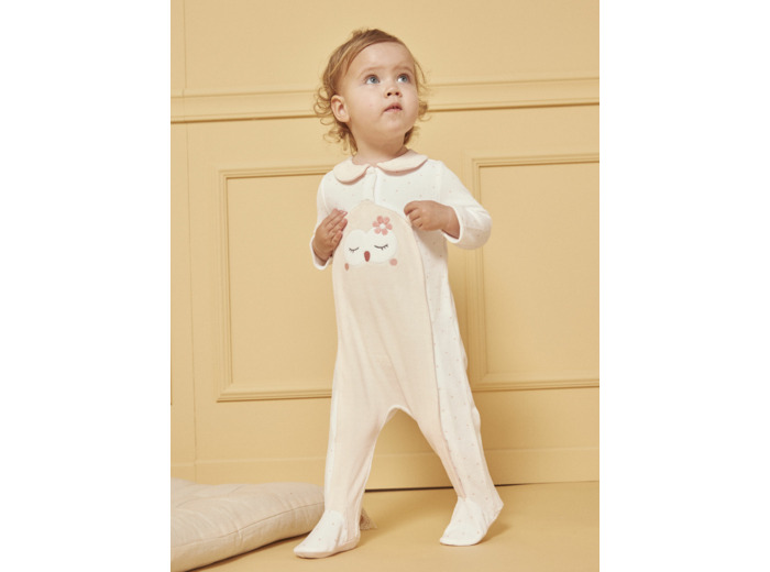 Dors-bien en velours hibou