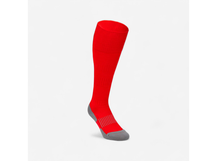 Chaussettes hautes de rugby adulte - R500 rouge