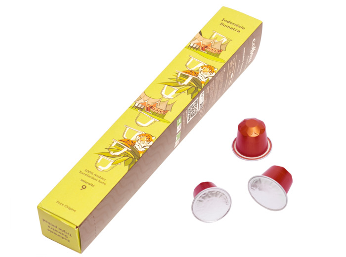Café «Indonésie Sumatra» étui Caps x10