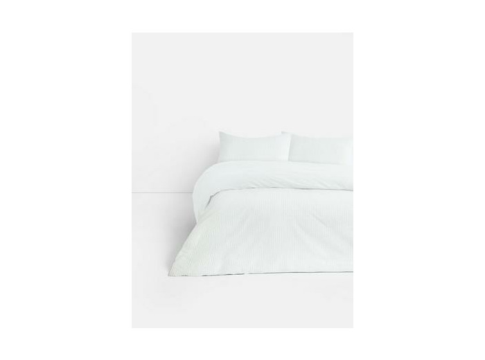 Parure de lit double à texture gaufrée