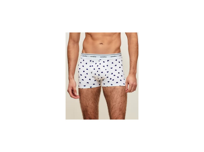 Boxer en coton motifs coeurs