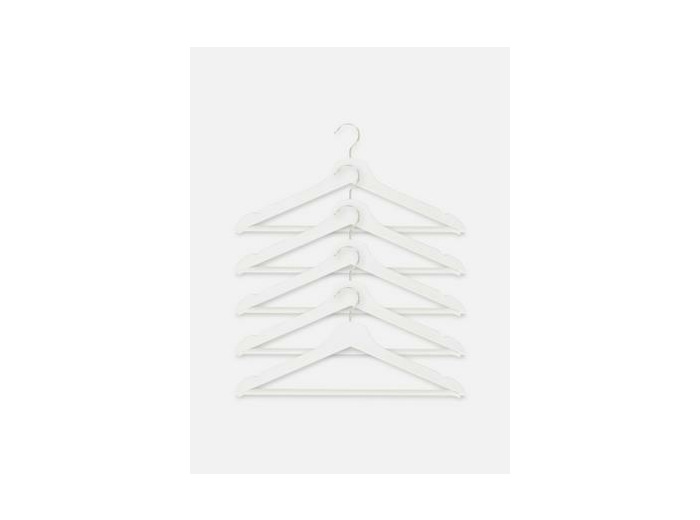 Lot de 5 cintres en bois