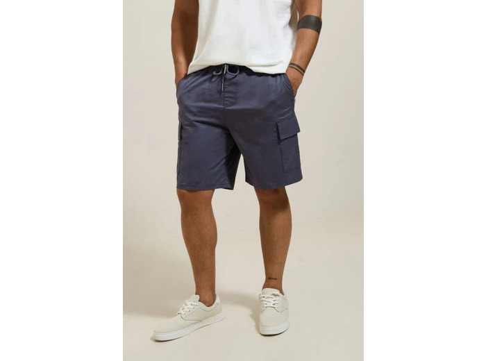 Bermuda cargo matière technique - Noir