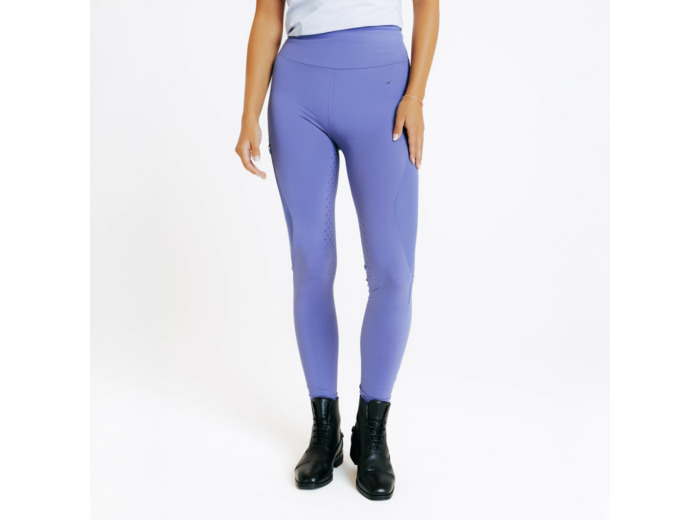 LEGGING EQUITATION LEGER FULLGRIP FEMME - Bleu Comète