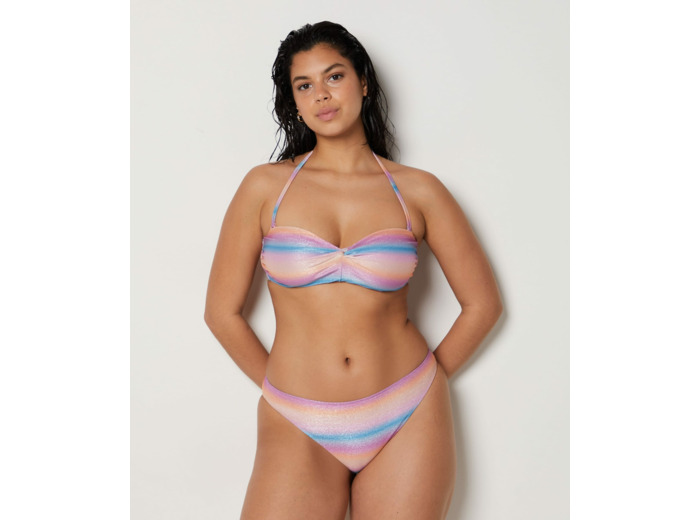 Culotte bikini bas de maillot pailleté