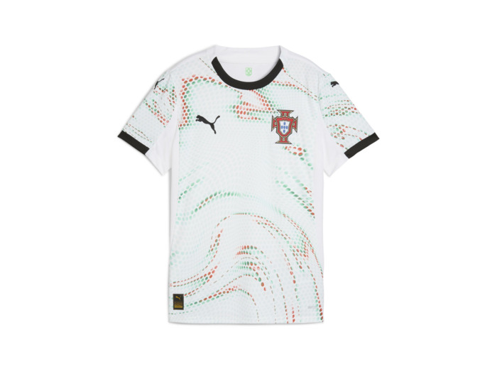 Maillot Away Portugal 2025 Femme PUMA White Black