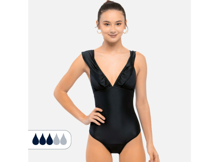 Maillot de bain Menstruel 1 pièce Adolescente - Flux Moyen - Mya