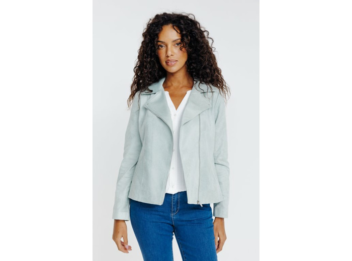 Blouson biker doublé