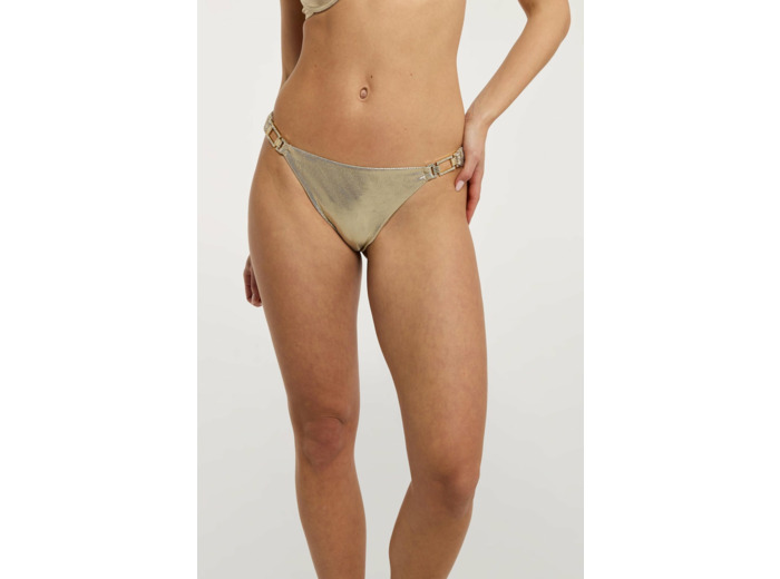 Bas de bikini taille haute avec découpe jambes