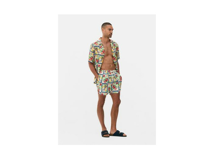 Short de bain tropical