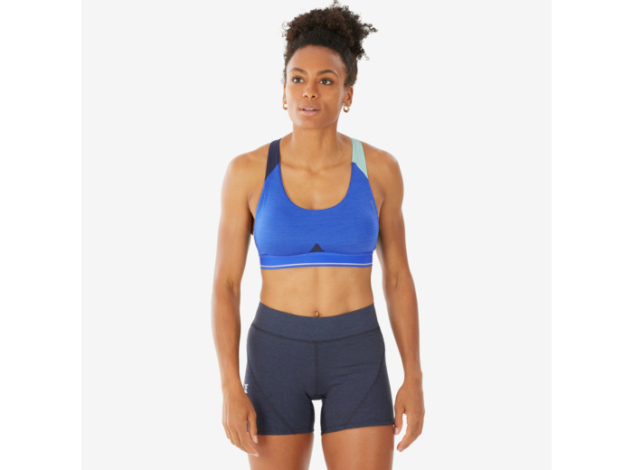 BRASSIÈRE D'ESCALADE EDGE FEMME - BLEU VERT