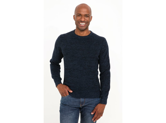 Pull Col Rond Côtelé