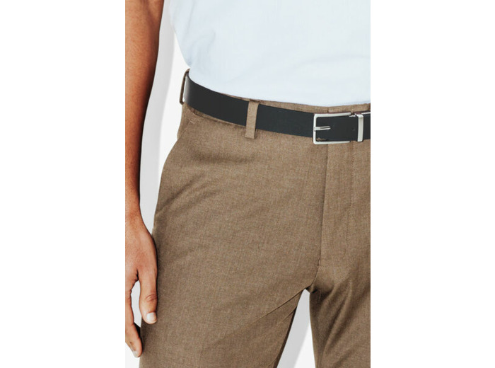 Ceinture réversible à boucle - Marron