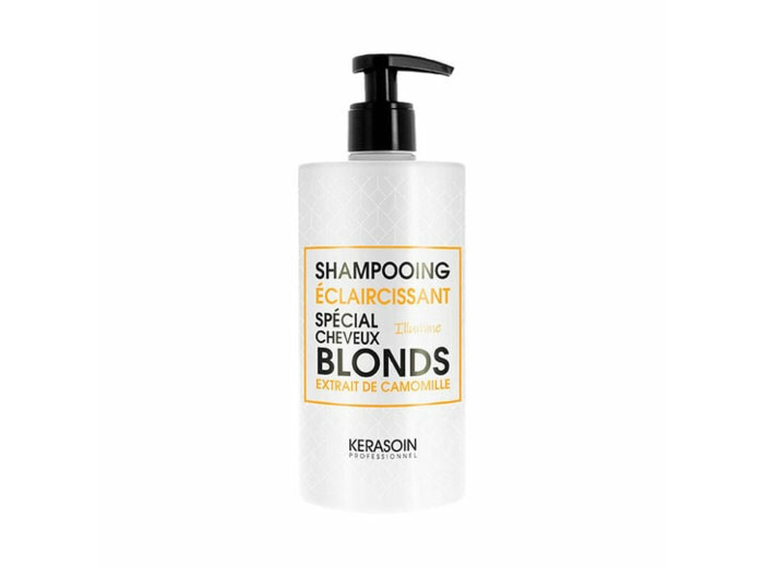 Shampooing éclaircissant spécial cheveux blonds