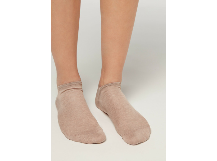 Chaussettes invisibles unisexes en coton