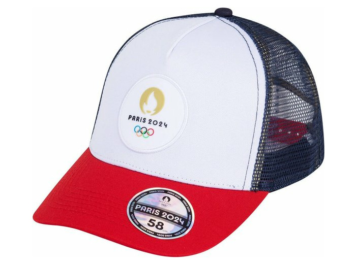 CASQUETTE TRUCKER 3D AUX COULEURS DES JO PARIS 2024