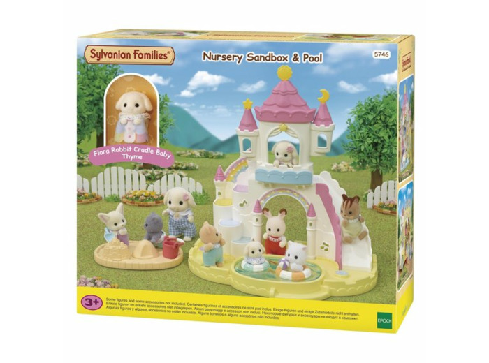 BAC À SABLE ET PISCINE DES BÉBÉS - SYLVANIAN FAMILIES 5746