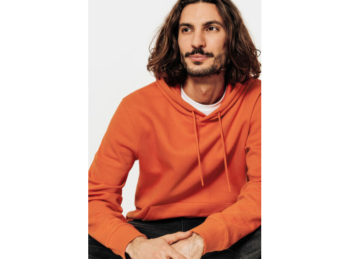 Sweat à capuche uni - Orange foncé