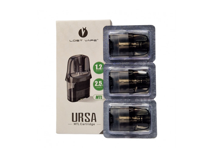 Pack de 3 Pods 2.5ml + résistance Ursa Nano Lost Vape