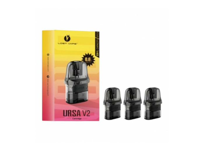 Pack de 3 Pods 2.5ml + résistance Ursa Nano V2 Lost Vape