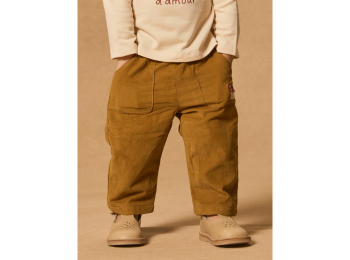 Pantalon en velours côtelé