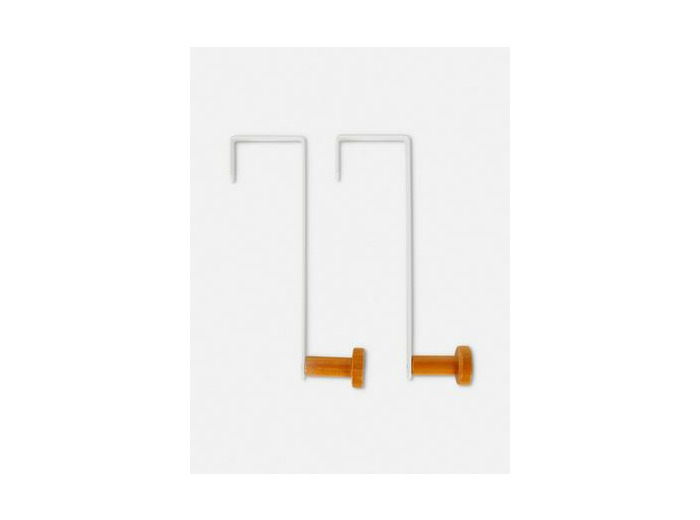 Lot de 2 patères de porte