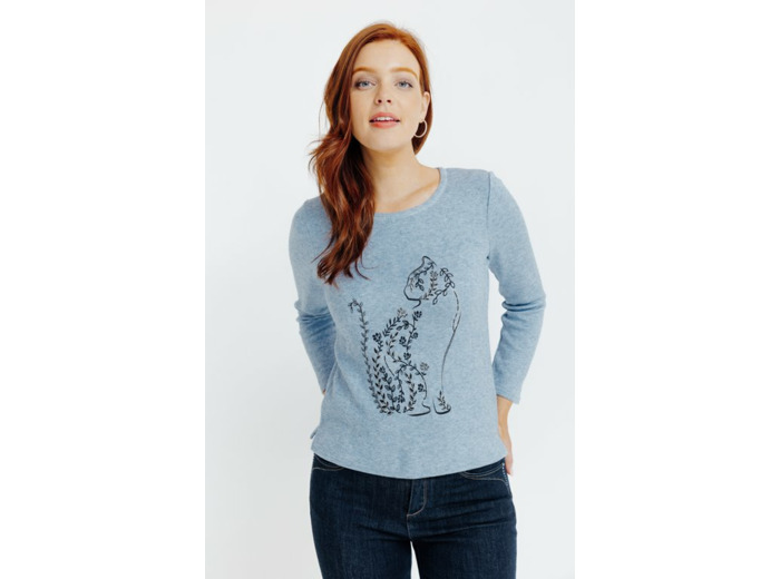 Pull Imprimé Placé