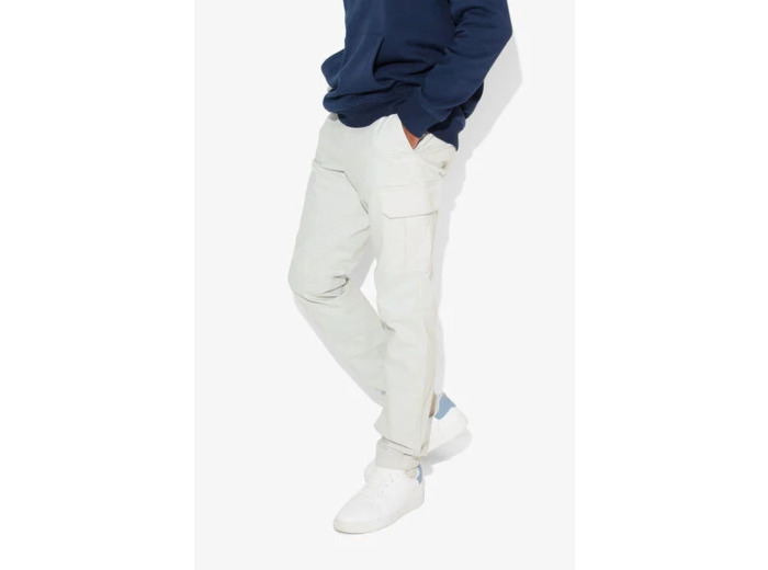 Pantalon cargo uni - Beige
