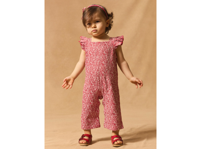 Combinaison imprimée fleuri