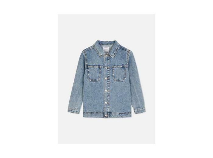 Veste en jean cloutée