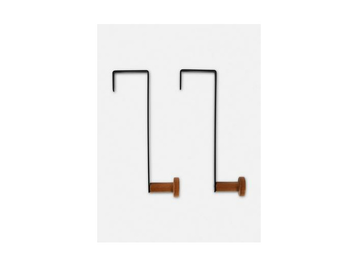 Lot de 2 patères de porte