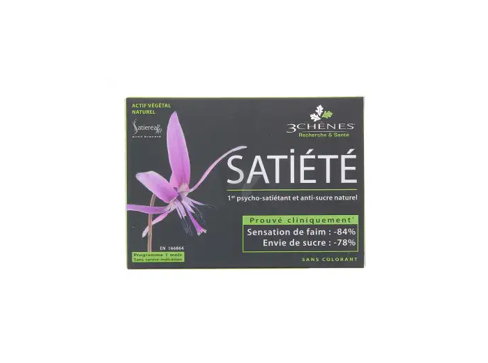 3 Chenes Satiete Satiéreal Comprimés Boîte De 28