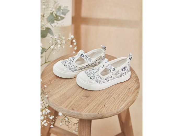 Tennis canvas imprimé savane