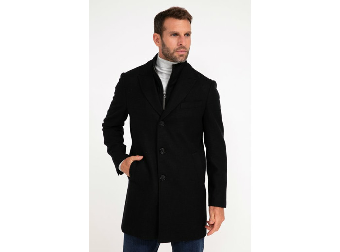 Manteau Mi-Long Blugaufre