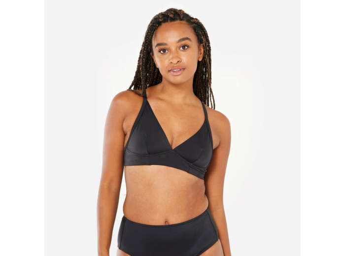 HAUT DE MAILLOT DE BAIN BRASSIÈRE AVEC DOUBLE RÉGLAGE DOS BEA NOIRE
