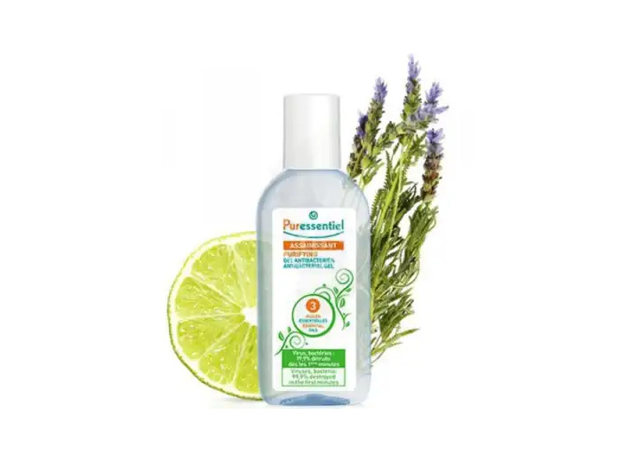Puressentiel Assainissant Gel Antibactérien Assainissant Aux 3 Huiles Essentielles - 25 Ml
