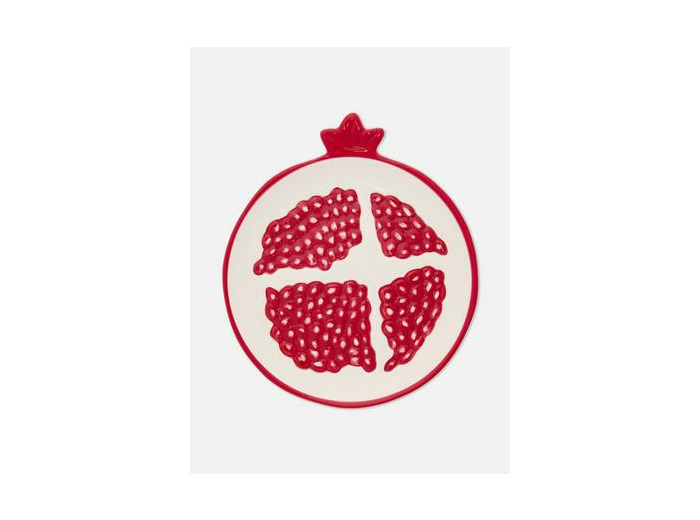 Assiette en forme de grenade