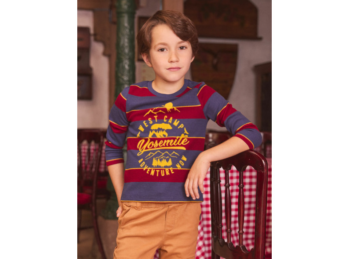 T-shirt rayé Yosemite