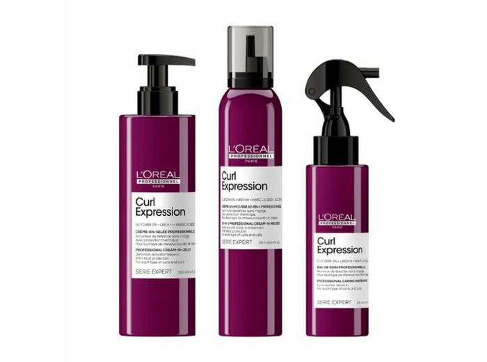Trio coiffant pour cheveux bouclés à frisés Curl Expression