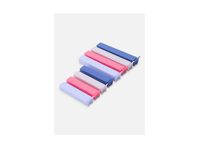 Lot de 8 pinces pour sachets alimentaires