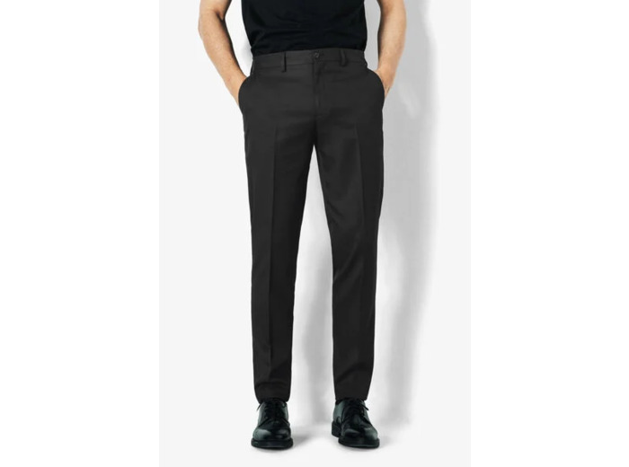 Pantalon de costume slim uni - Noir