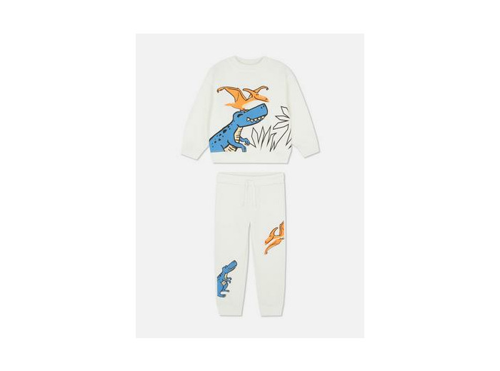 1,5–8 ans | Ensemble sweat-shirt et bas de jogging à motif dinosaures