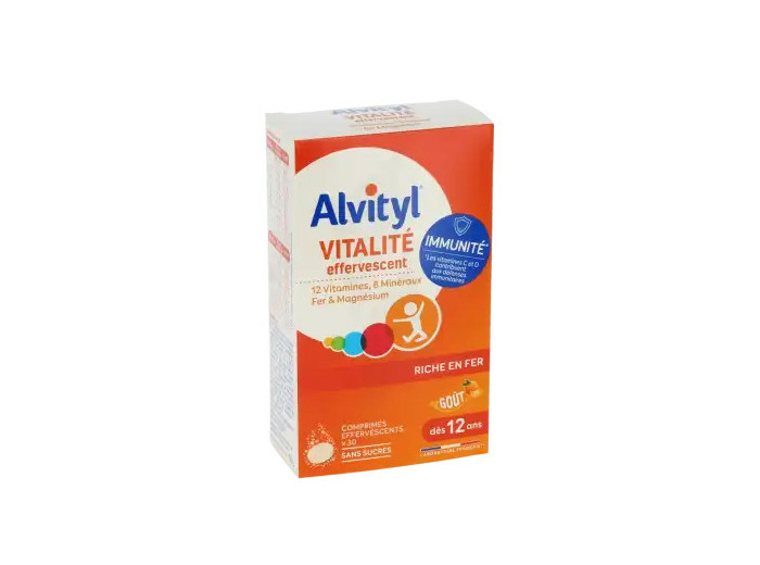 Alvityl Vitalité Effervescent Comprimés Effervescents Boîte De 30