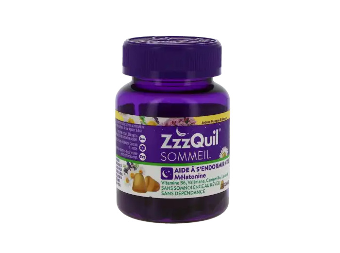 Zzzquil Sommeil Mangue Banane Gommes Pot/30