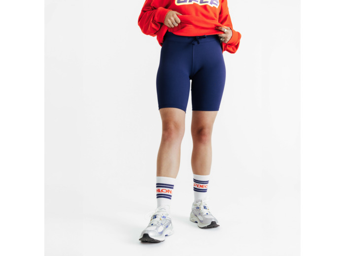 Short cycliste Femme Decathlon AFLF, Bleu