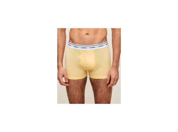 Boxer en coton jaune