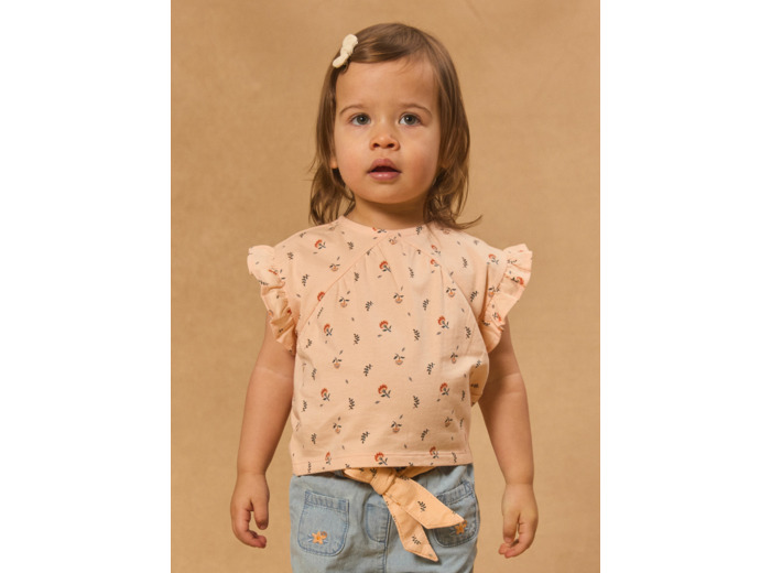 Tshirt fluide fleuri